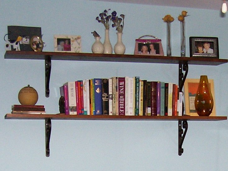 Bookshelf Before